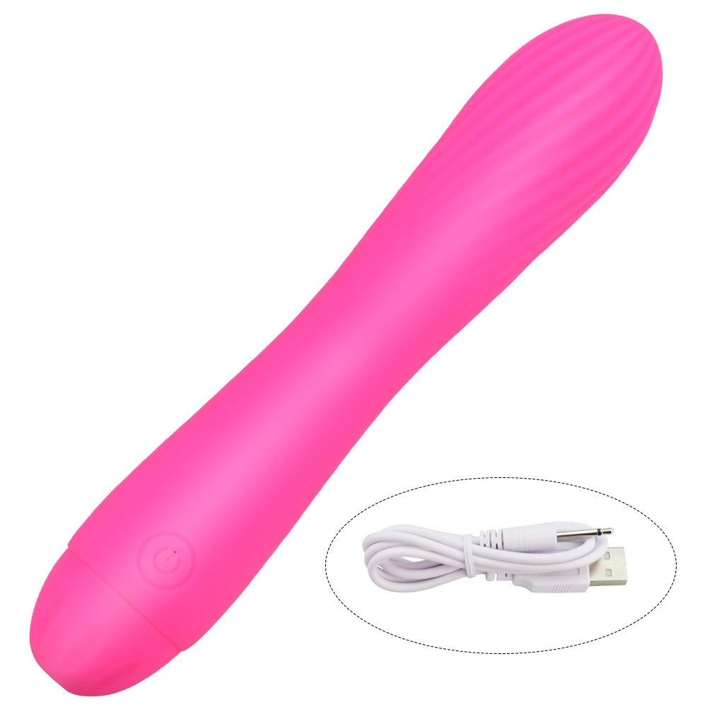 【Toy for women】USBCharging10Frequency SiliconeAVVibrator Female Flirting Equipment Adult Sex Product Source Manufacturer