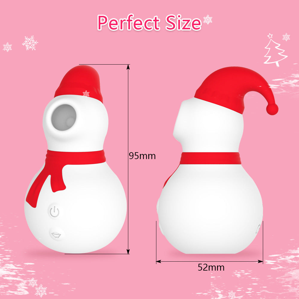 【Toy for women】Christmas Snowman Instrumenta Suctoria Rechargeable Electric Clitoral Excitement Tease Flirting Female Device Sex Adult Supplies