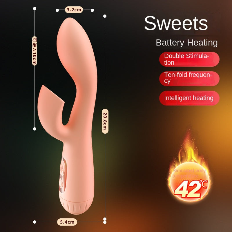 【Toy for women】 Women's Masturbation Device Adult Sex Sex Product Vibration MassageavVibration Electric Heating Tongue Licking Sex Toy