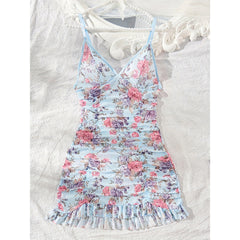 【Sexy clothing】Sexy Pajamas Fashion Printing Seduction Nightdress Hot-Selling New Arrival Dress