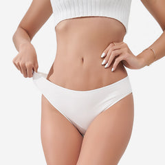 【Underwear】2024New Solid Color All Cotton Briefs206Breathable Women's Low Waist Sexy High Cut High Elastic Underwear