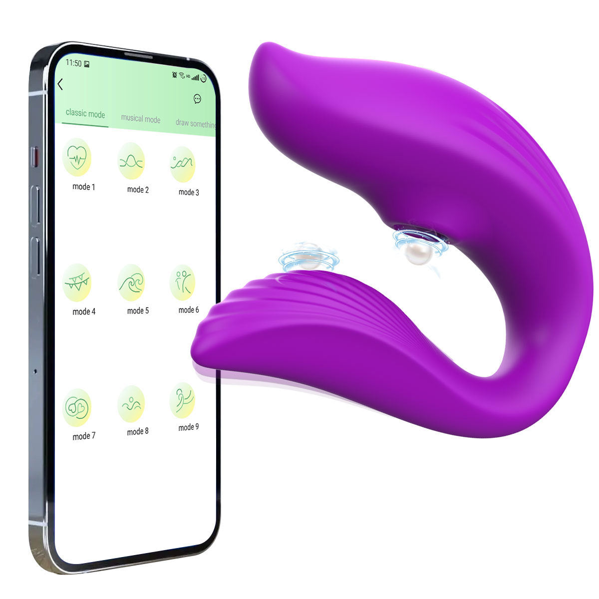 【Toy for women】APPRemote Remote Control for WomenGPoint Massage Wearable Adult Sex Product