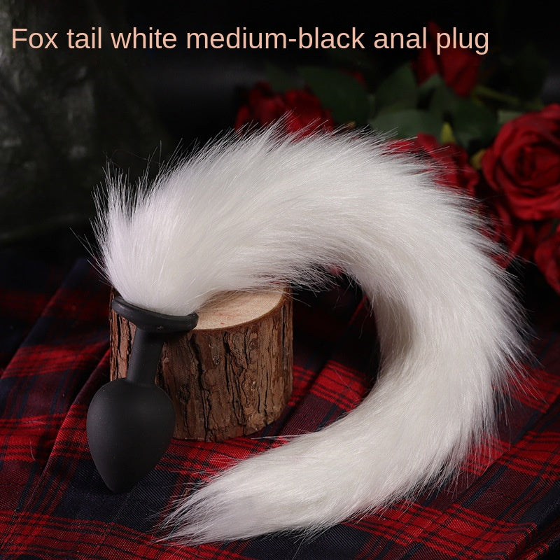 【Toy for women】 Adult Sex Toys Fox Tail Silicone Butt Plug Going outsmToy Anal Masturbation Device