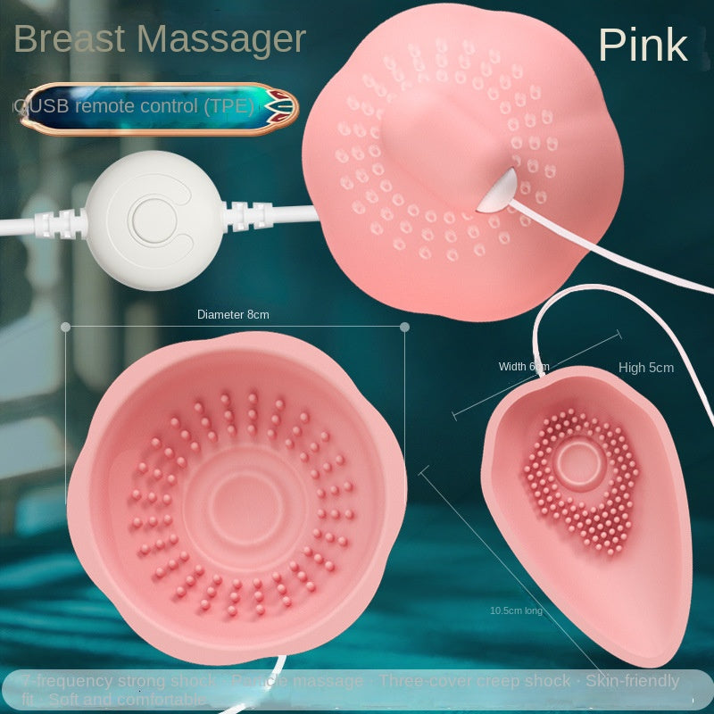 【Toy for women】 Adult Sexy Sex Product Wireless Breast Massager Female Nipple Masturbation Device Yin Suction Electric Vibrator Mei Mei